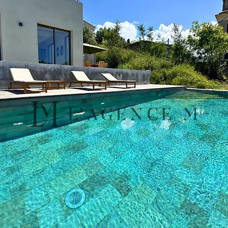 ヴィラ Giuliana - D'architecte Contemporaine Avec Piscine En Pierres De Bali Et Vue