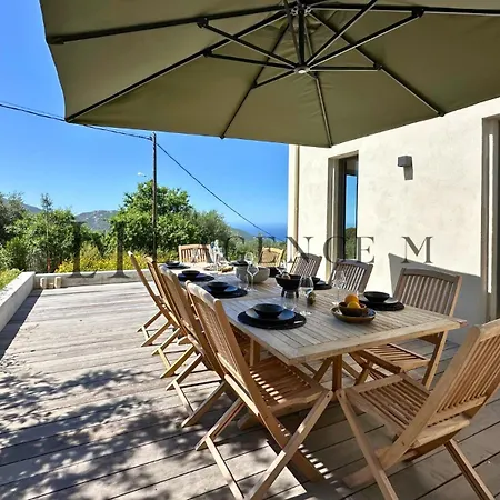 Villa Giuliana Paisible & Spacieuse Aregno