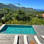 Giuliana D'architecte Avec Piscine Et Vue 别墅 Aregno