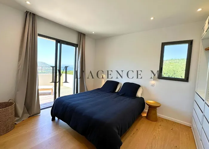 Giuliana D'architecte Avec Piscine Et Vue * Aregno