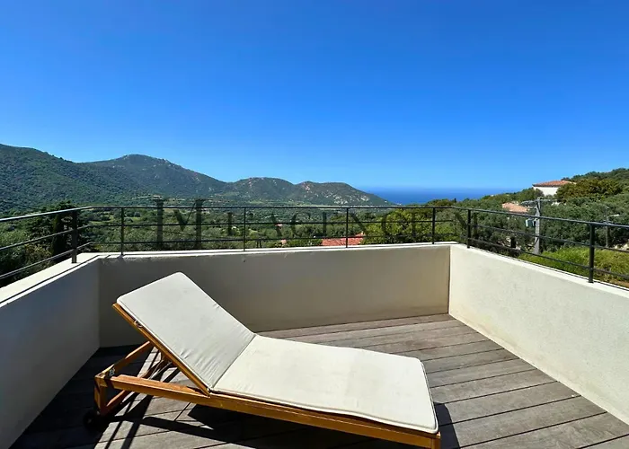 Villa Giuliana D'architecte Avec Piscine Et Vue Aregno