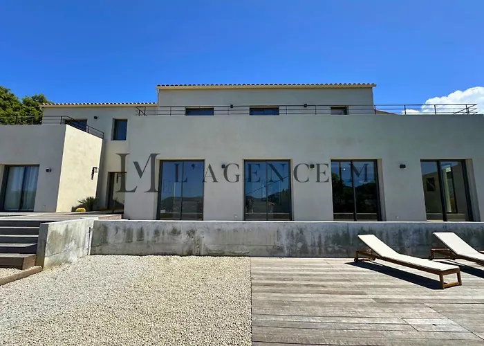 Villa Giuliana D'architecte Avec Piscine Et Vue Aregno